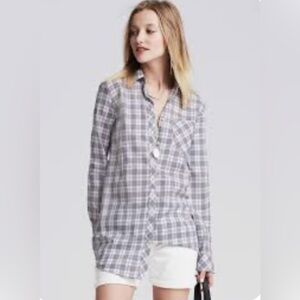 Banana Republic Boyfriend Fit Shirt NWT Size S 🍂🍁🍂